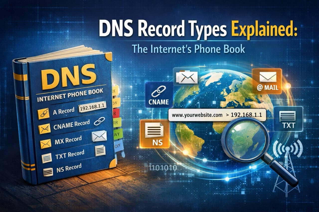 DNS Record Types Explained: The Internet's Phone Book
