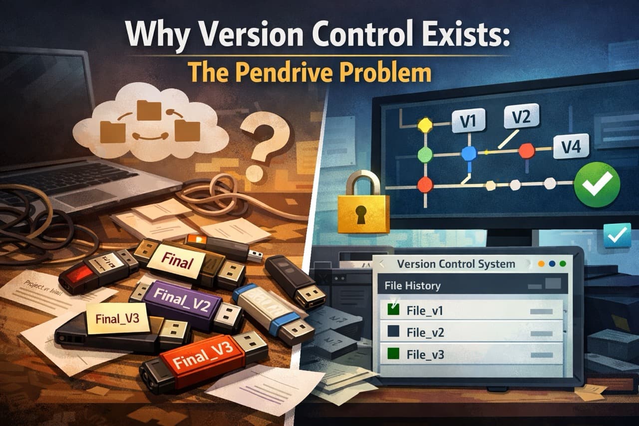 Why Version Control Exists: The Pendrive Problem