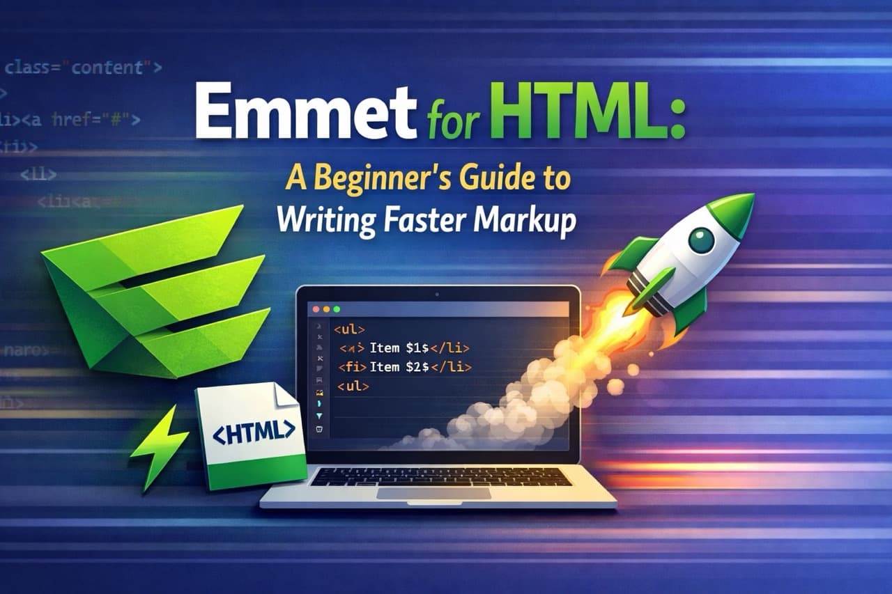 Emmet for HTML: A Beginner's Guide to Writing Faster Markup
